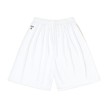 SamurAI Readies for Battle - Men’s Sports Shorts (White)