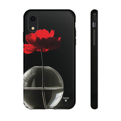 Minimalist Red Flower Phone Case