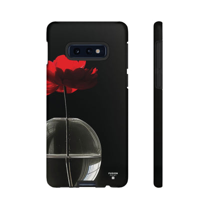 Minimalist Red Flower Phone Case