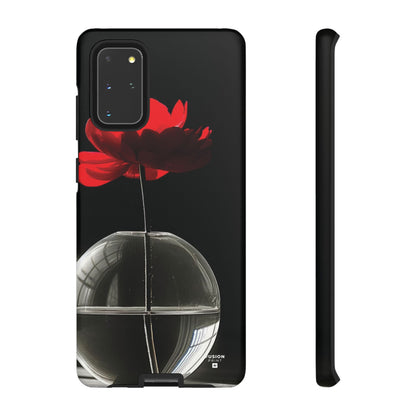 Minimalist Red Flower Phone Case