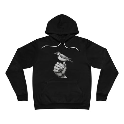 Bird on a Finger - Unisex Sponge Fleece Pullover Hoodie