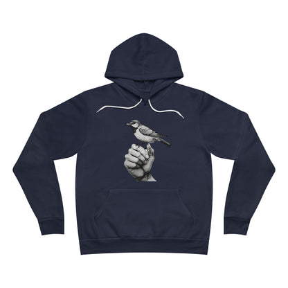 Bird on a Finger - Unisex Sponge Fleece Pullover Hoodie