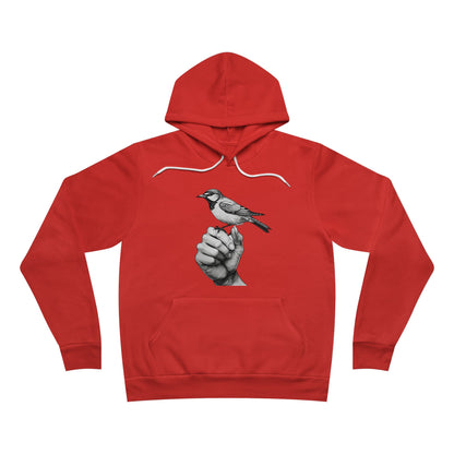 Bird on a Finger - Unisex Sponge Fleece Pullover Hoodie