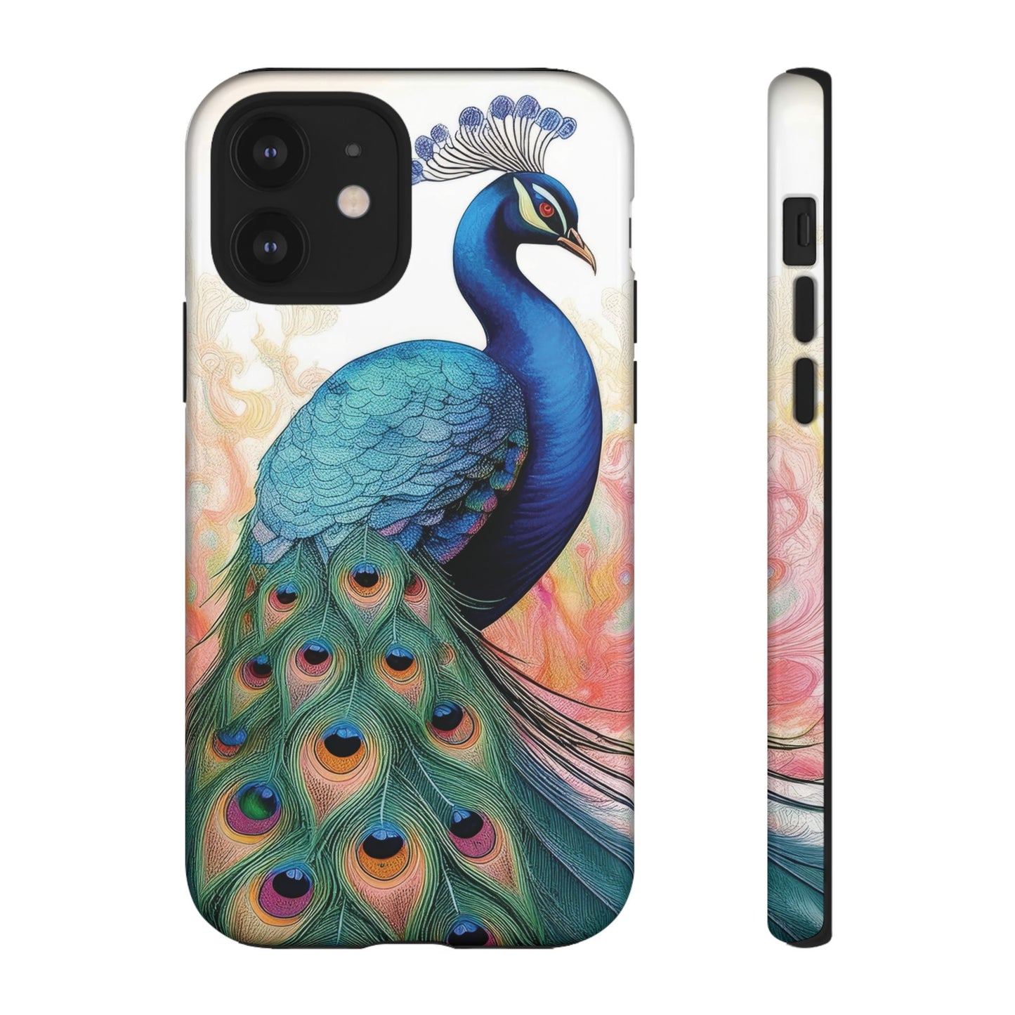 Watercolor Peacock Phone Case