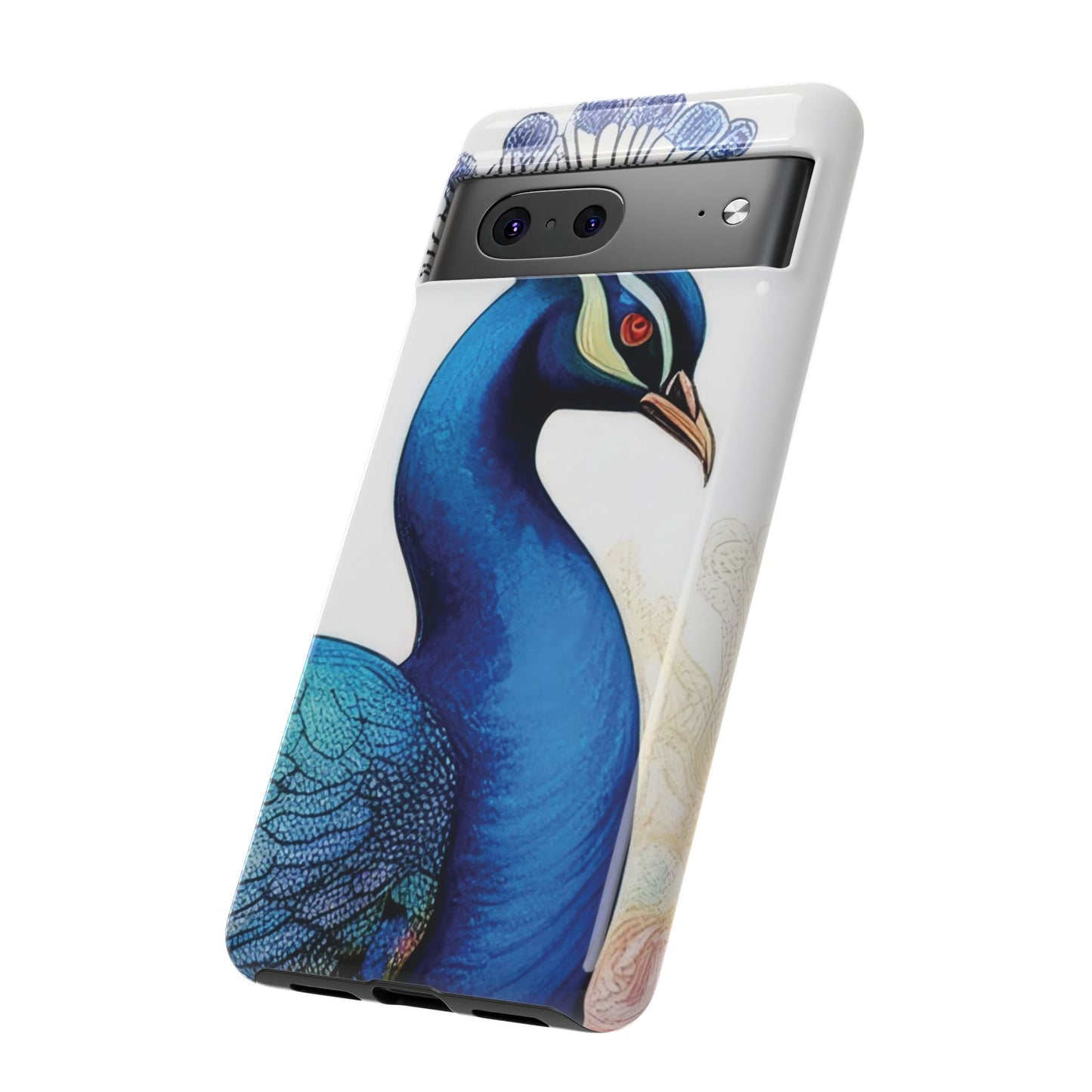 Watercolor Peacock Phone Case