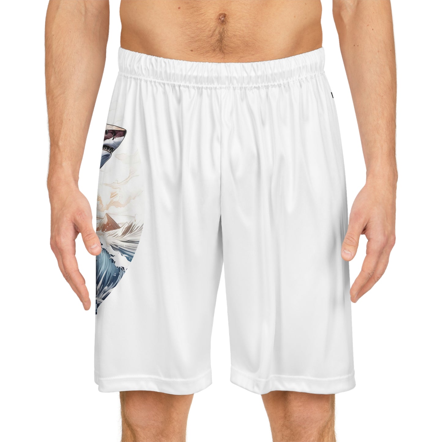 Shark Bite - Basketball Shorts (Unisex)