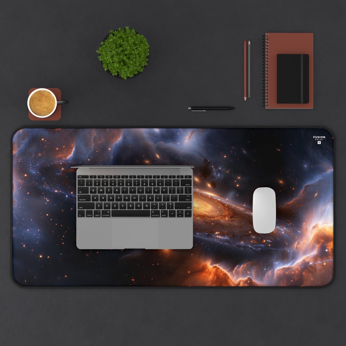 Deep Space AI - Sci Fi Desk Mat