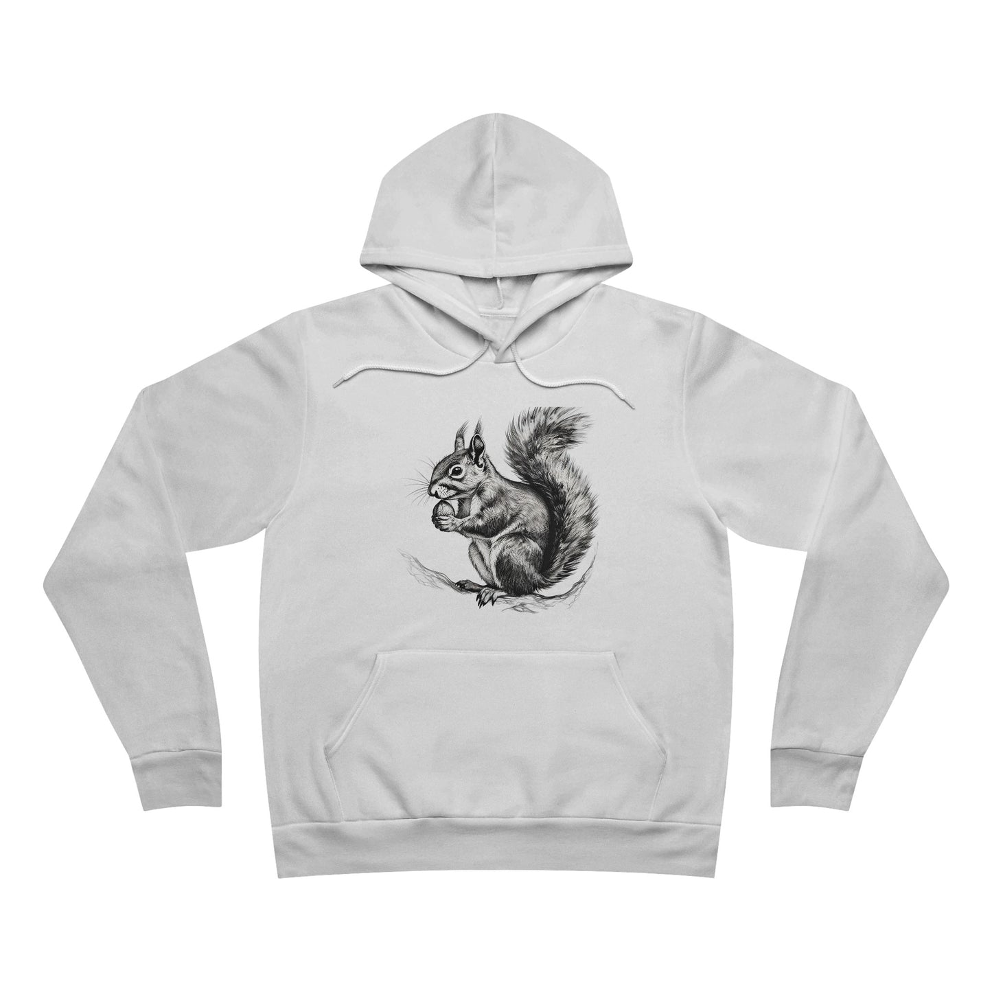 Squirrel and a Nut - Unisex Sponge Fleece Pullover Hoodie