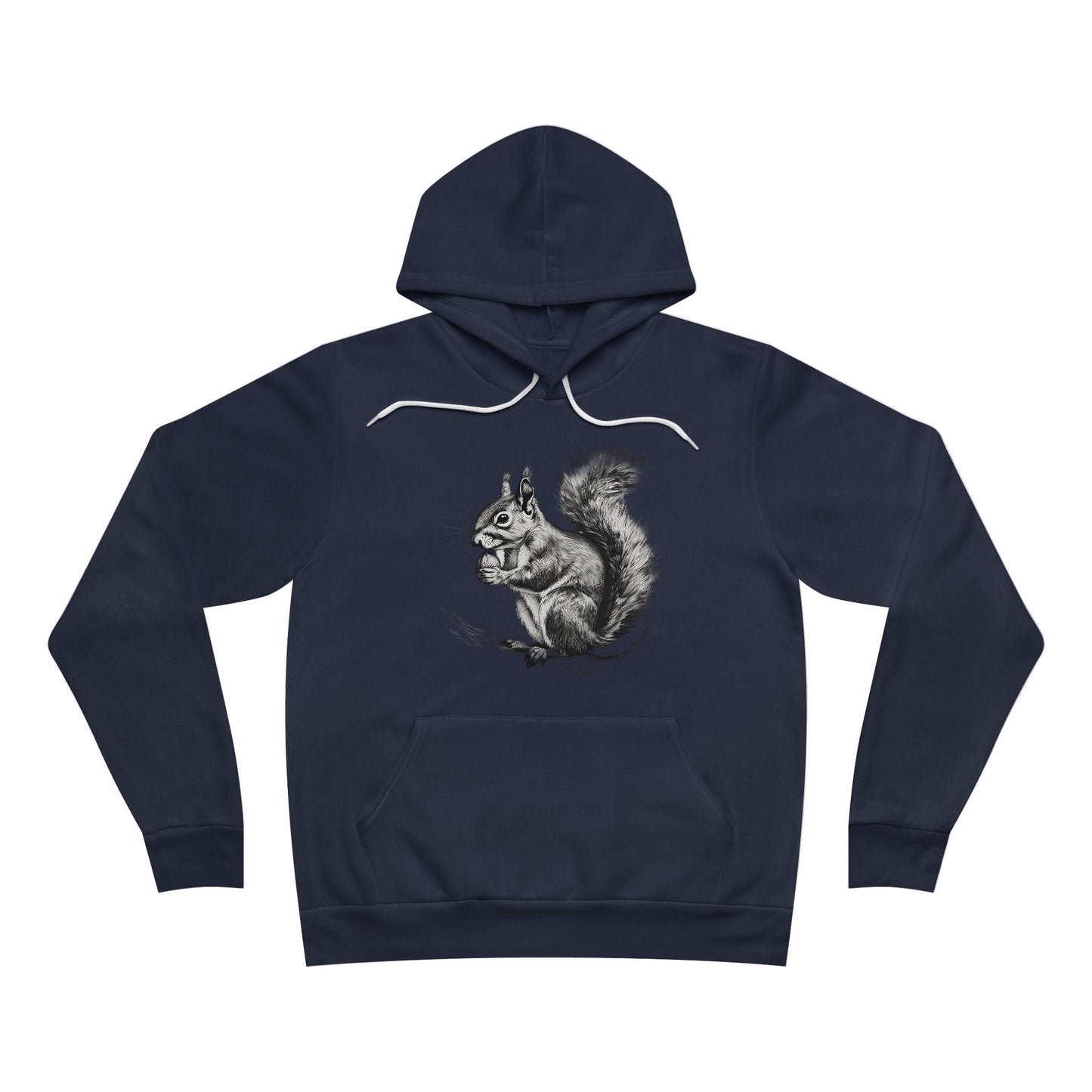 Squirrel and a Nut - Unisex Sponge Fleece Pullover Hoodie