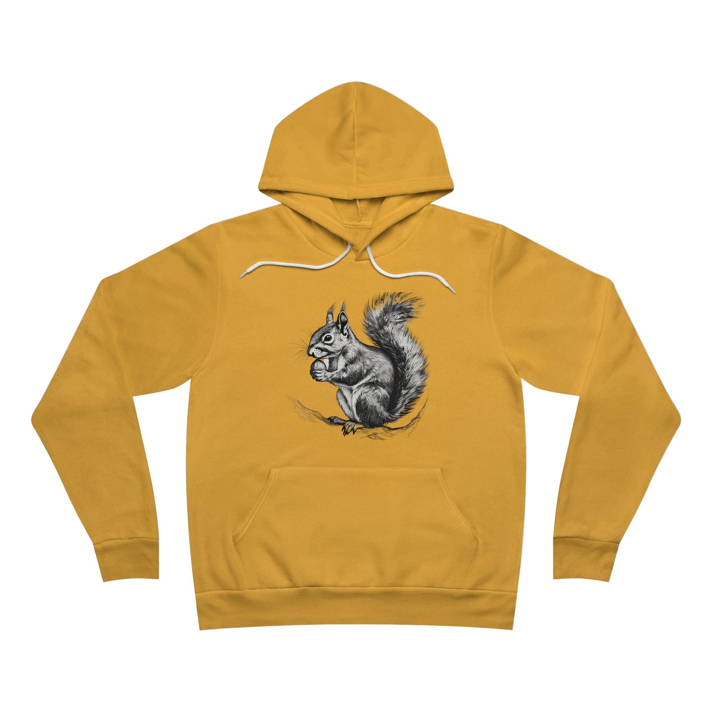 Squirrel and a Nut - Unisex Sponge Fleece Pullover Hoodie