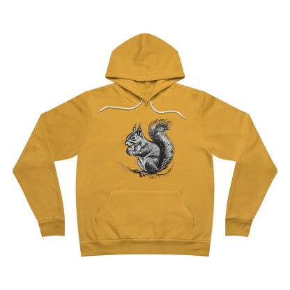 Squirrel and a Nut - Unisex Sponge Fleece Pullover Hoodie