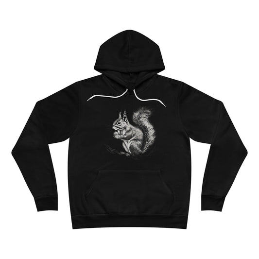 Squirrel and a Nut - Unisex Sponge Fleece Pullover Hoodie