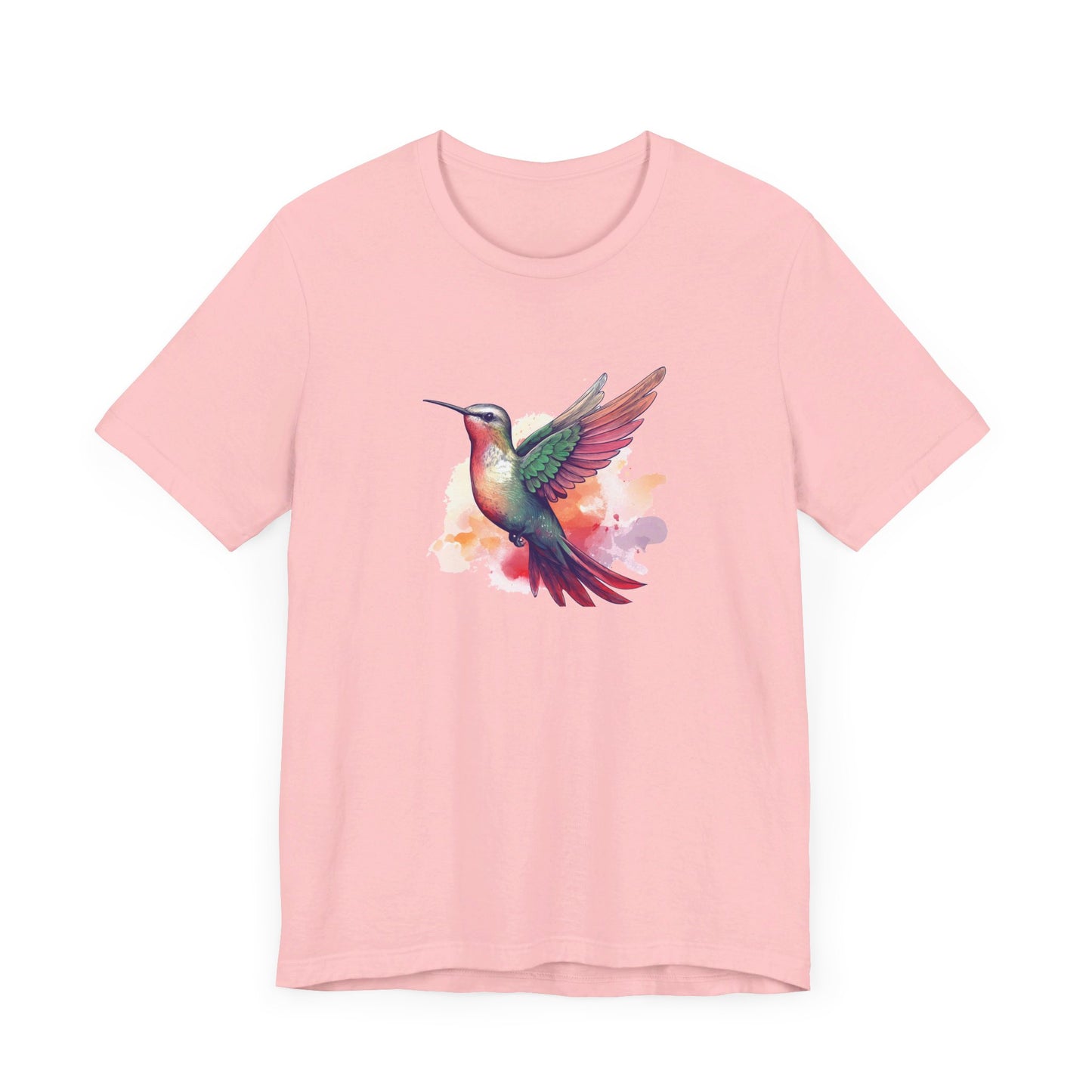 Watercolor Hummingbird T-shirt | Short Sleeve Tee (Unisex)