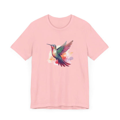 Watercolor Hummingbird T-shirt | Short Sleeve Tee (Unisex)