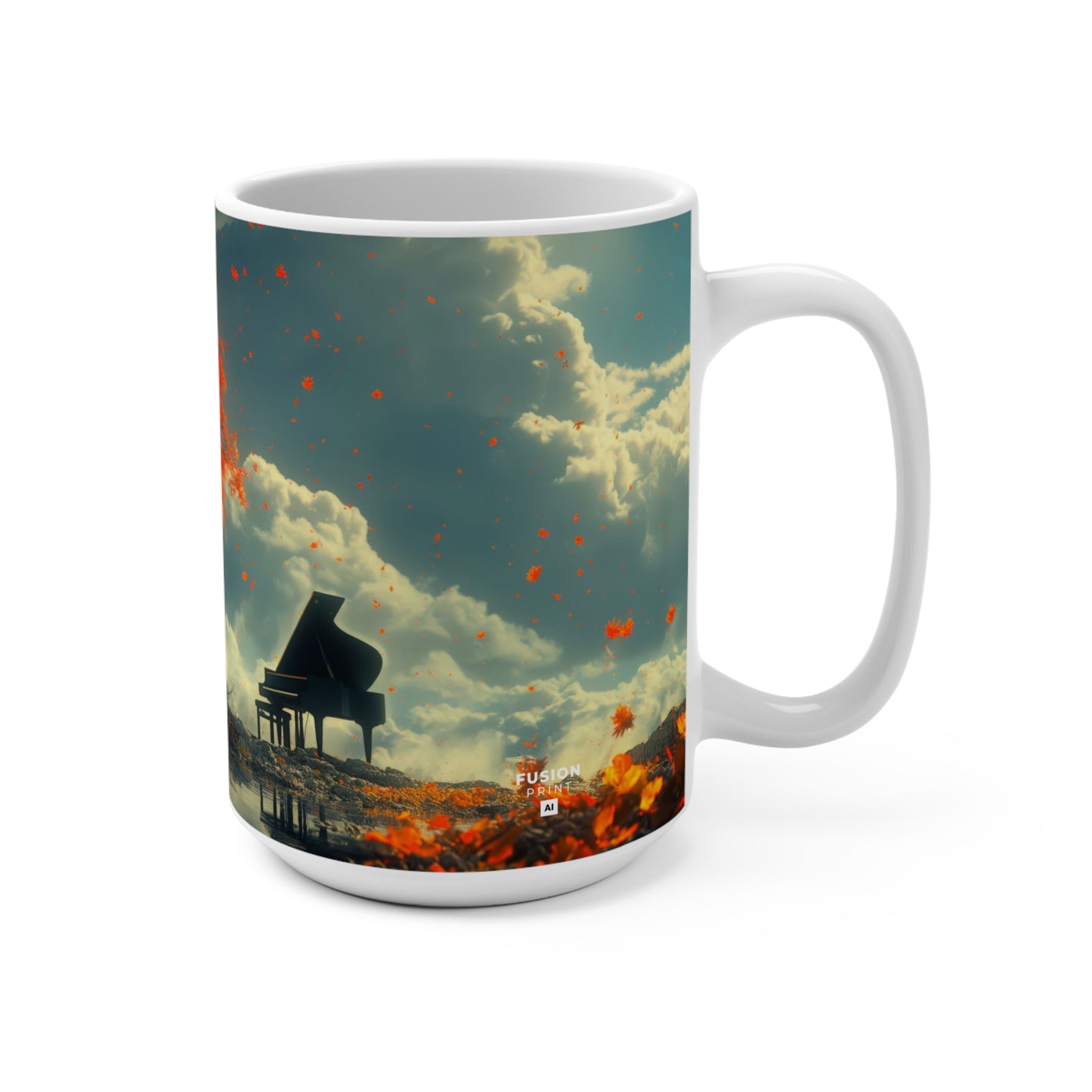 Piano in Nature - Mug 15oz