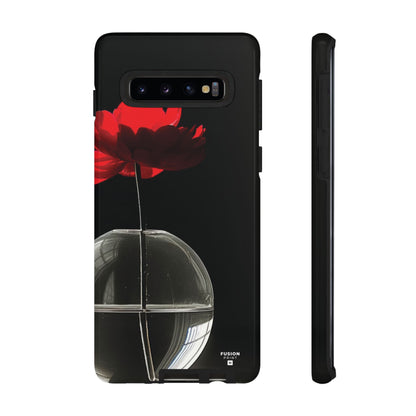 Minimalist Red Flower Phone Case