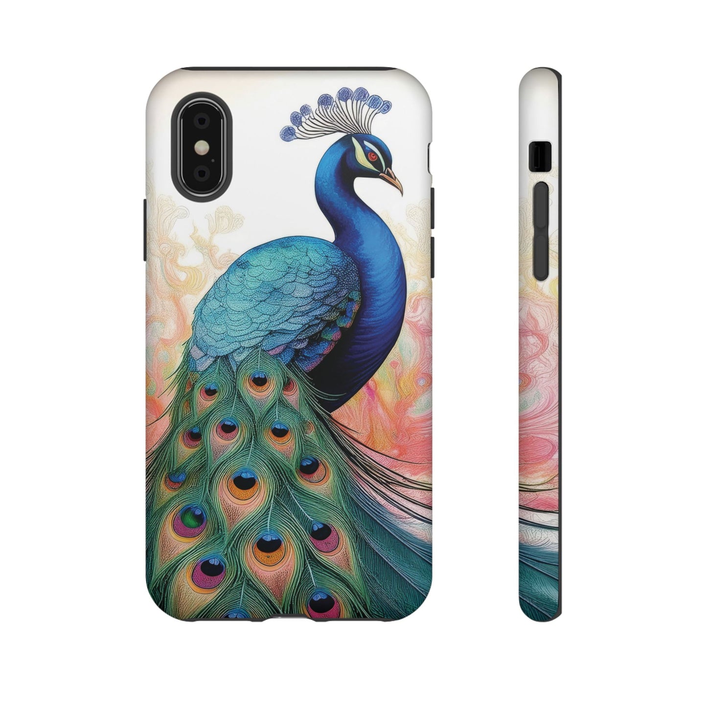 Watercolor Peacock Phone Case