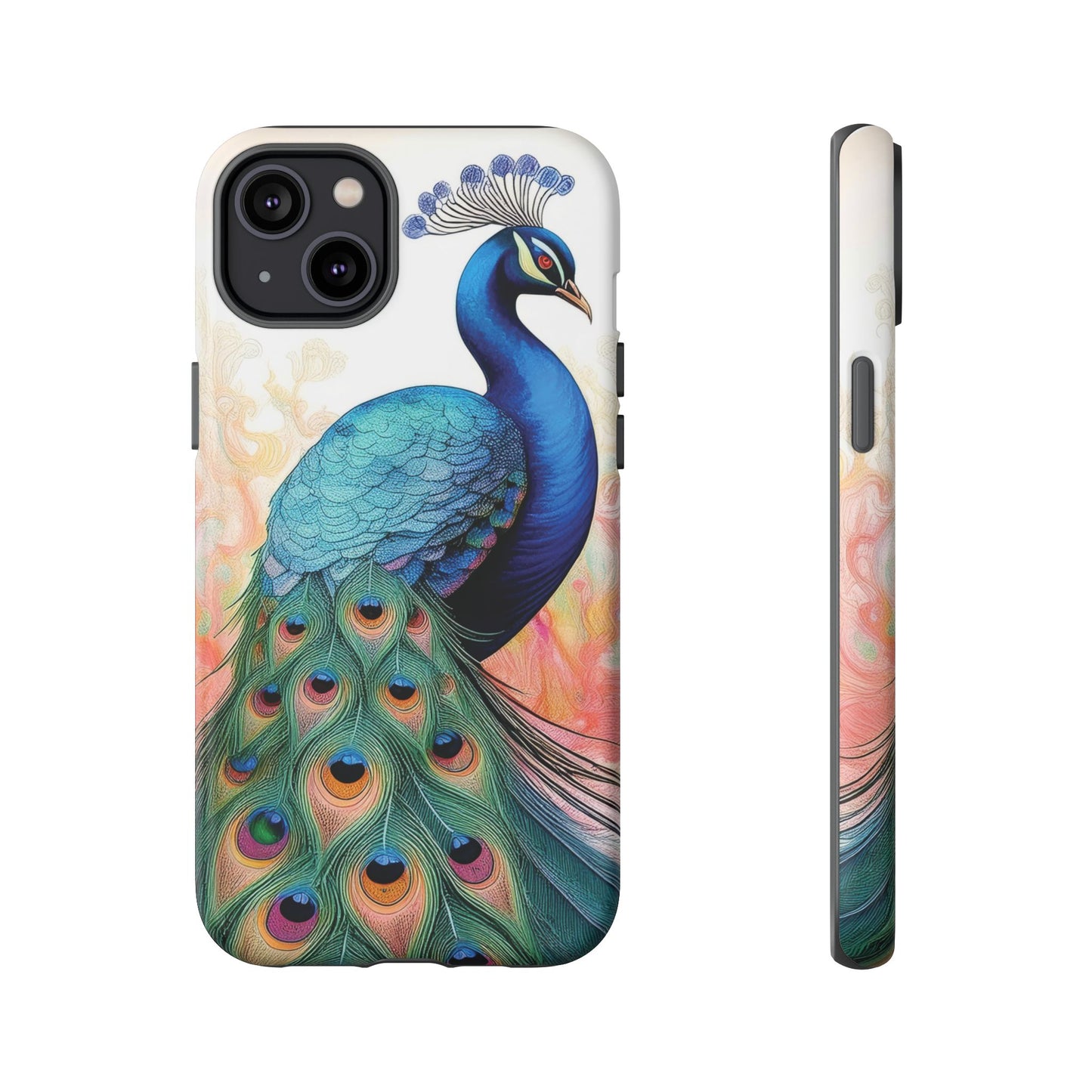 Watercolor Peacock Phone Case