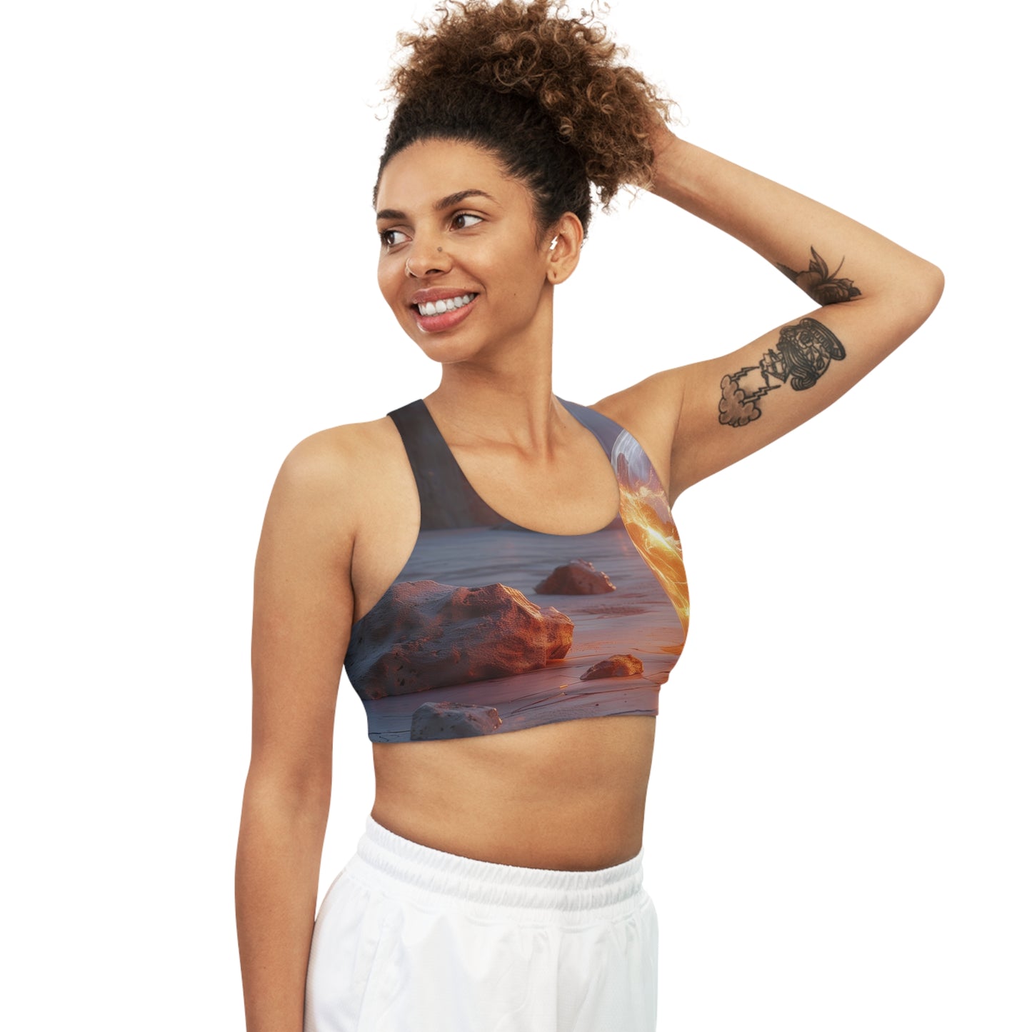 Planet Washed Ashore - Seamless Sports Bra