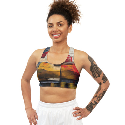 Abstract Graffiti Art - Seamless Sports Bra