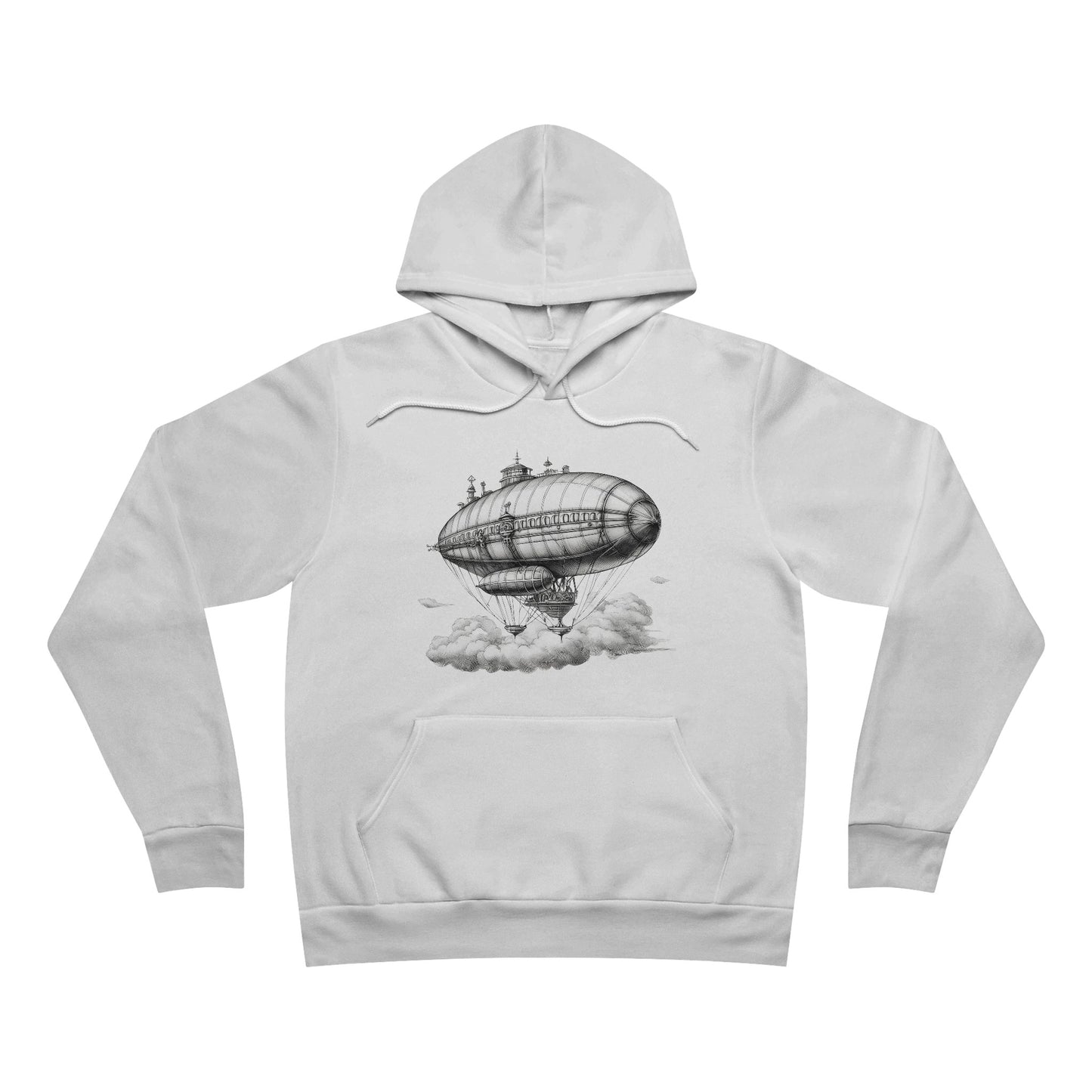 Steampunk Blimp - Unisex Sponge Fleece Pullover Hoodie