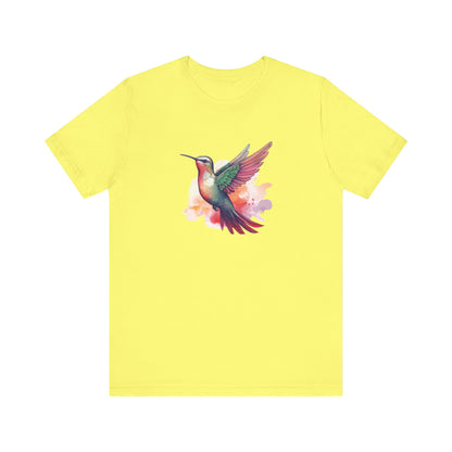 Watercolor Hummingbird T-shirt | Short Sleeve Tee (Unisex)