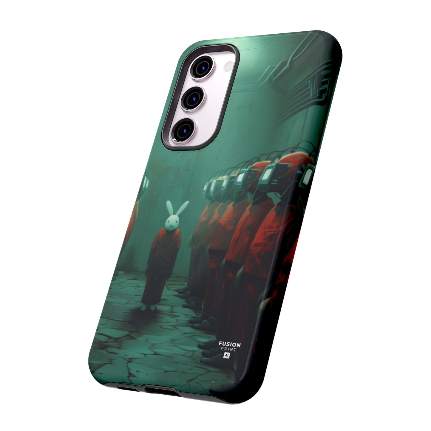 Surreal Computers Take Over Phone Case