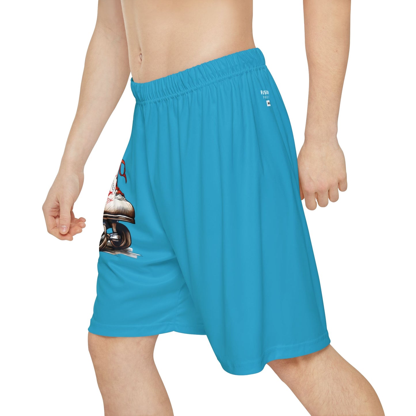 Roller Derby - Men’s Sports Shorts (Turquoise)