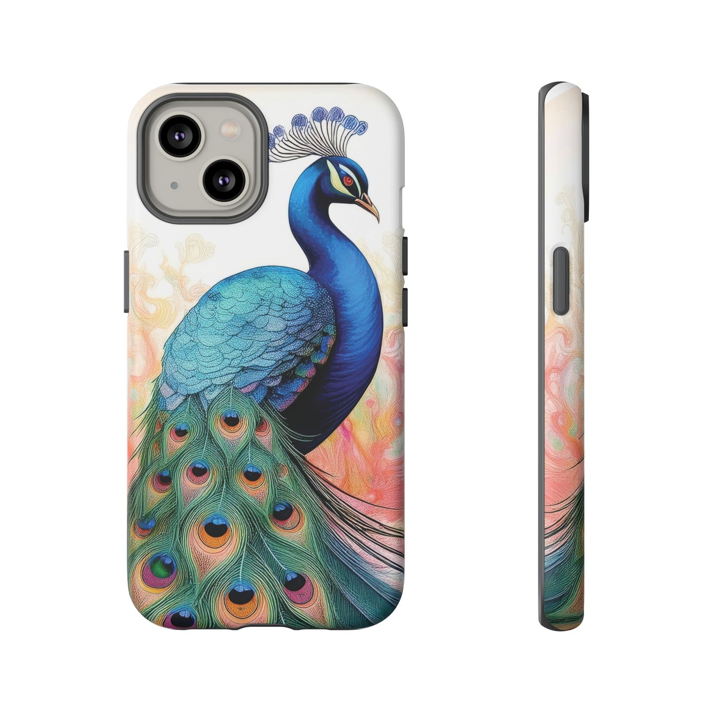 Watercolor Peacock Phone Case