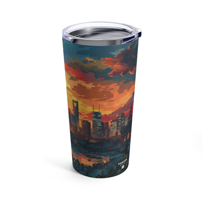 Colorful Cityscape - Tumbler 20oz