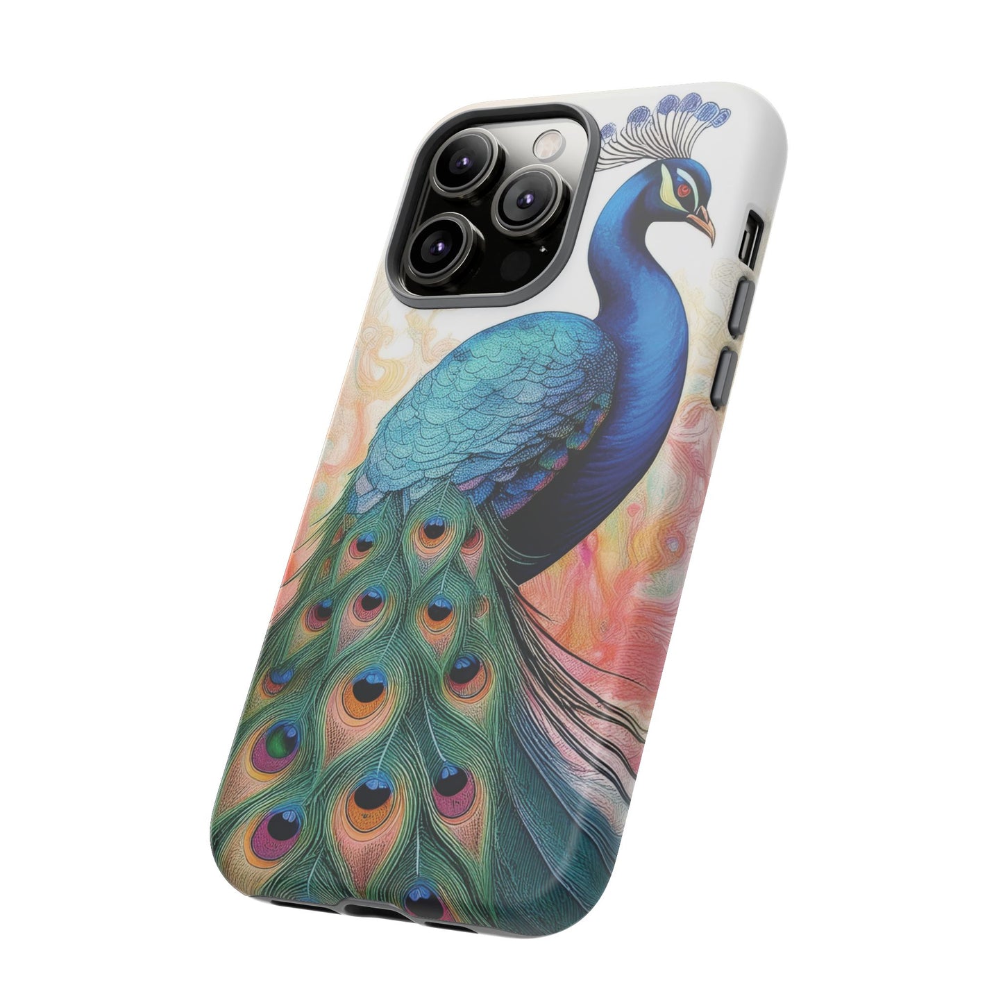 Watercolor Peacock Phone Case