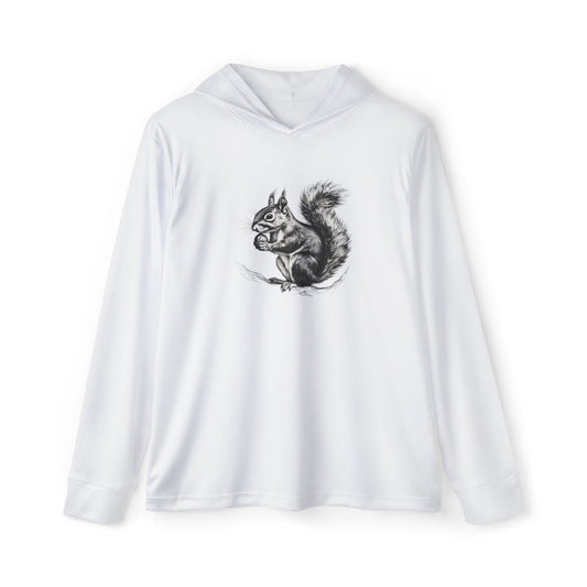 Squirrel and his Nut - Men's Sports Warmup Hoodie (AOP)