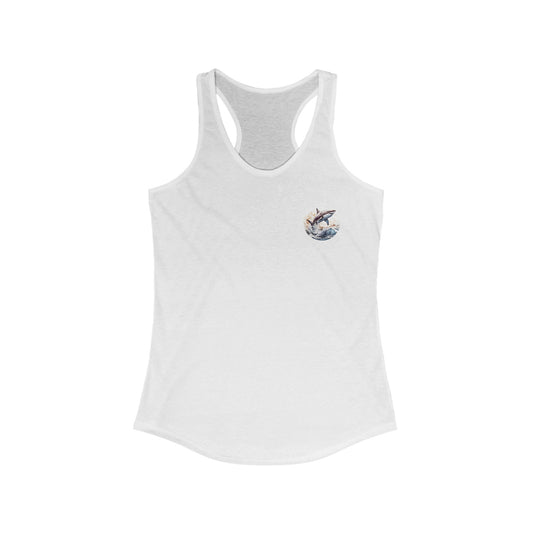 Shark in Waters | Women's Ideal Racerback Tank