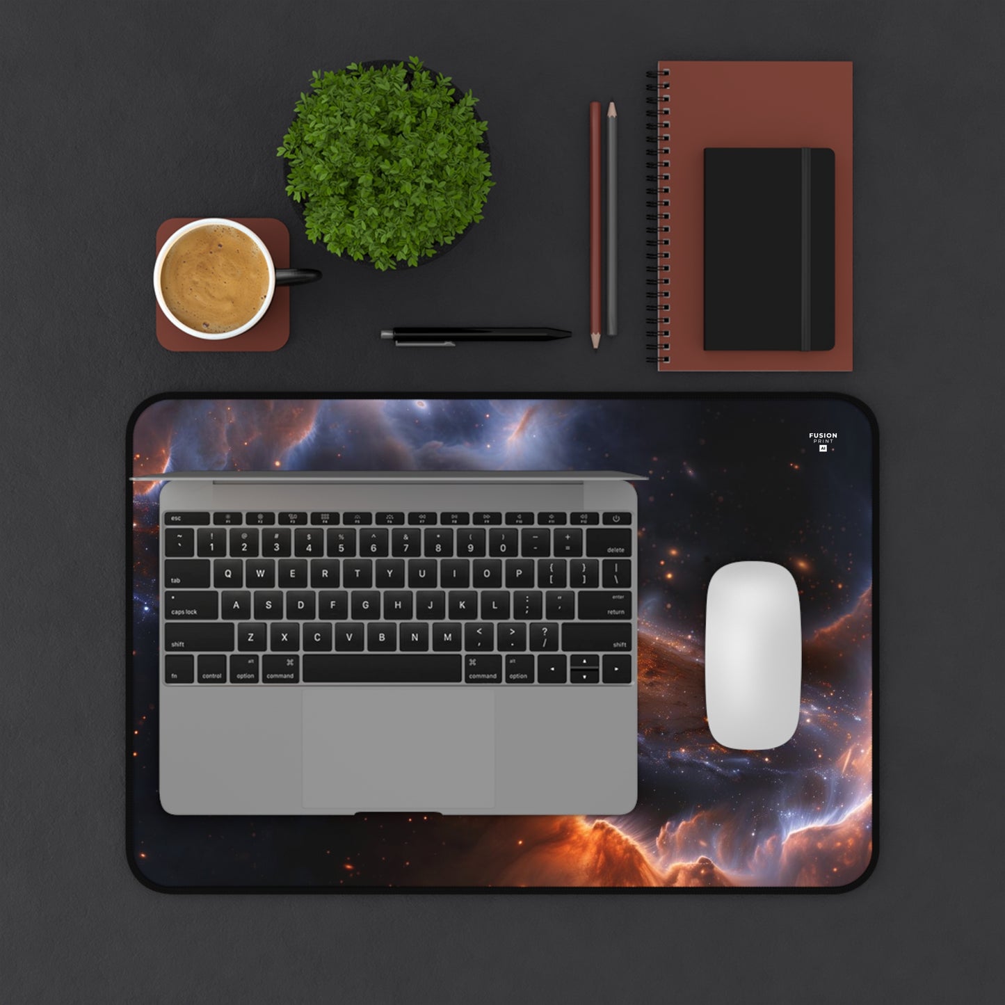 Deep Space AI - Sci Fi Desk Mat