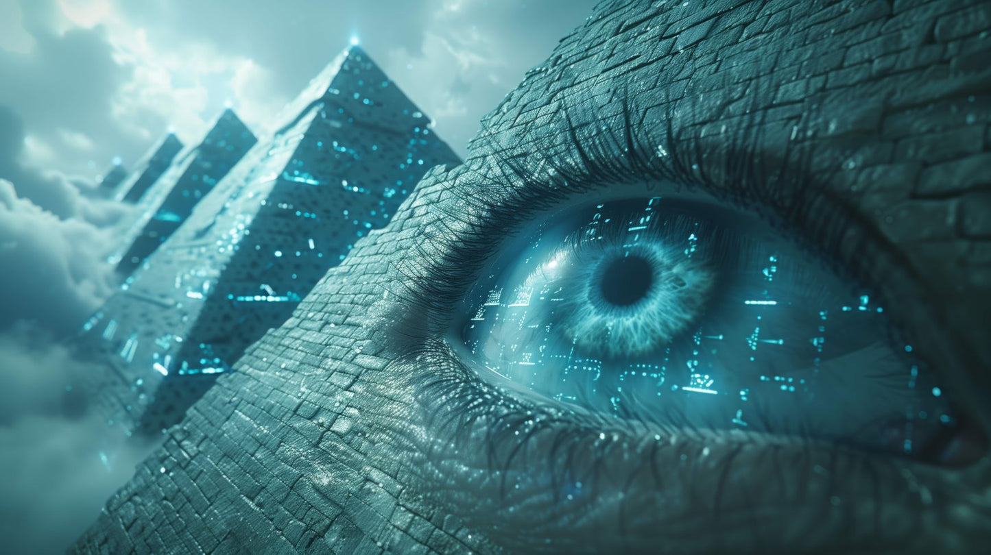 Digital Art Download - Ancient Pyramid with Eye