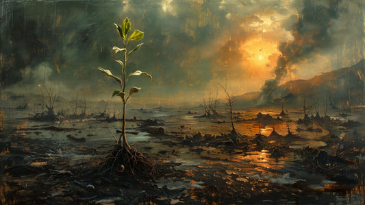 Digital Art Download - Growth After Apocalypse