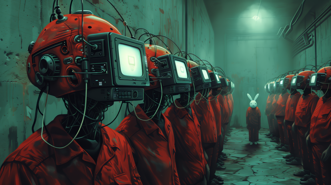 Digital Art Download - Surreal Computers Take Over