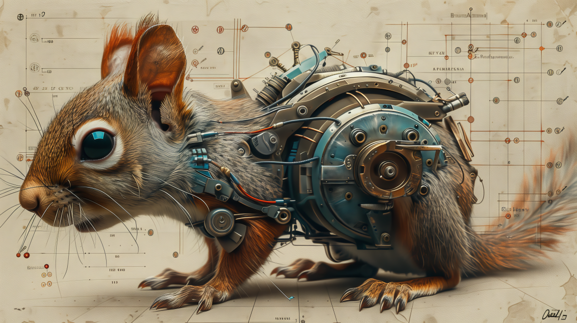 Digital Art Download - Nature Meets Technology - Mouse