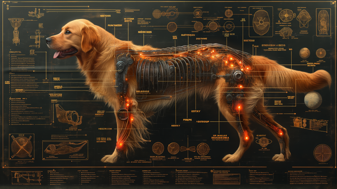 Digital Art Download - Nature Meets Technology - Dog